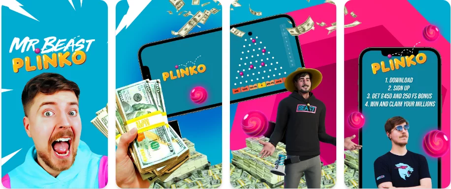 Mr Beast Plinko App Screenshot